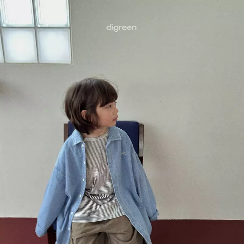 Digreen - Korean Children Fashion - #discoveringself - Bonbon Stripes Tee - 9