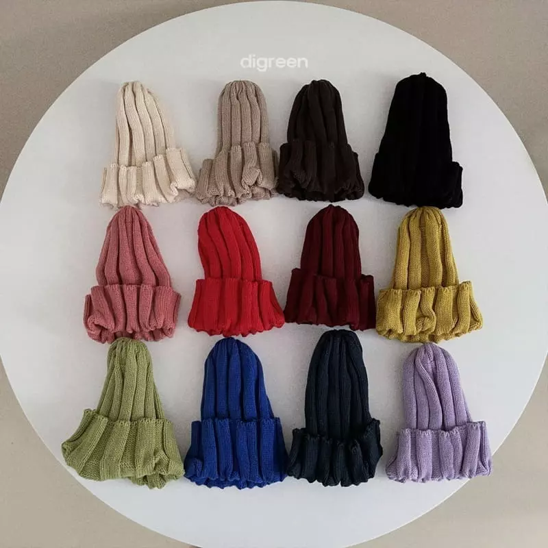Digreen - Korean Children Fashion - #kidsshorts - Rib Beanie - 2