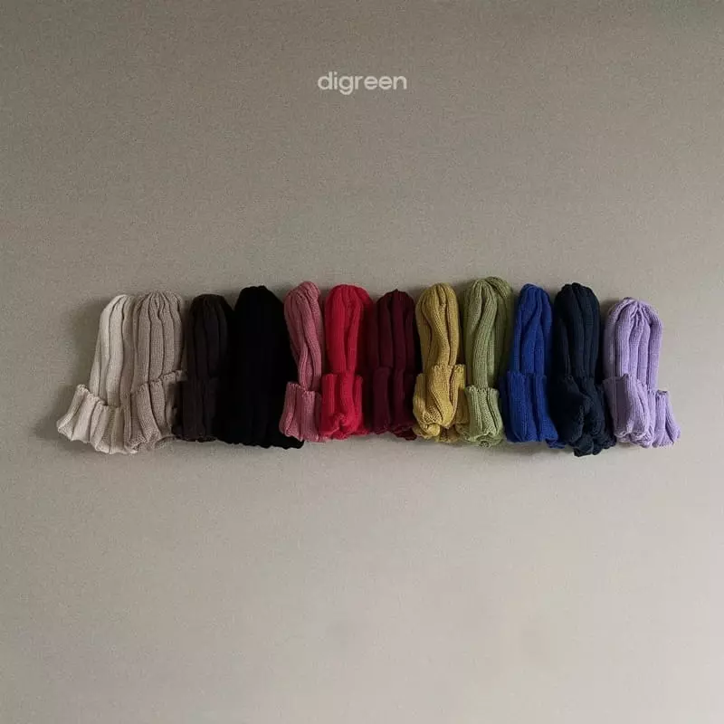Digreen - Korean Children Fashion - #kidsstore - Rib Beanie - 3