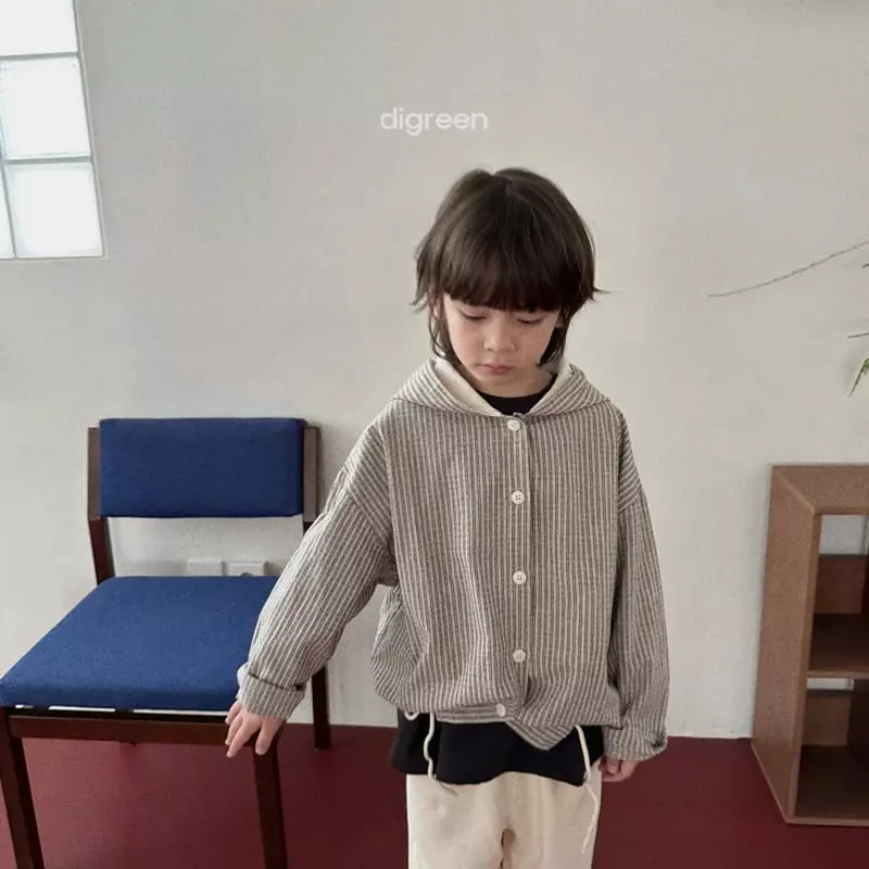 Digreen - Korean Children Fashion - #kidsstore - Hoody Jacket - 8