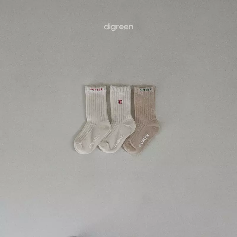 Digreen - Korean Children Fashion - #kidsstore - Butter Socks