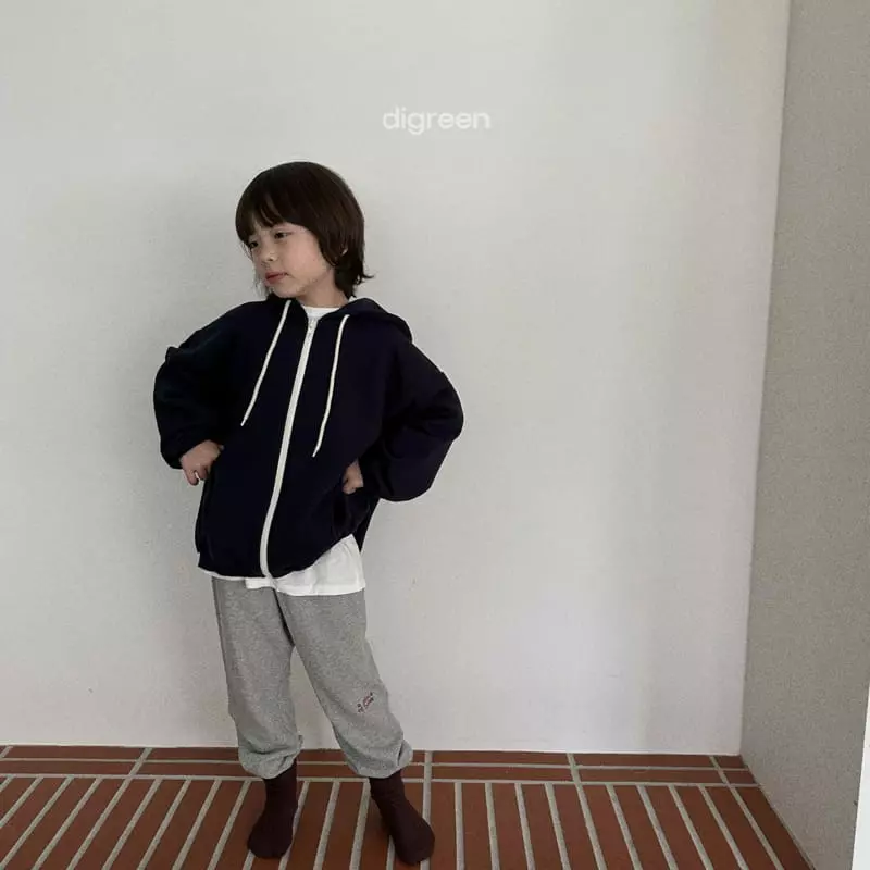 Digreen - Korean Children Fashion - #kidsstore - Circle Zip-up - 4