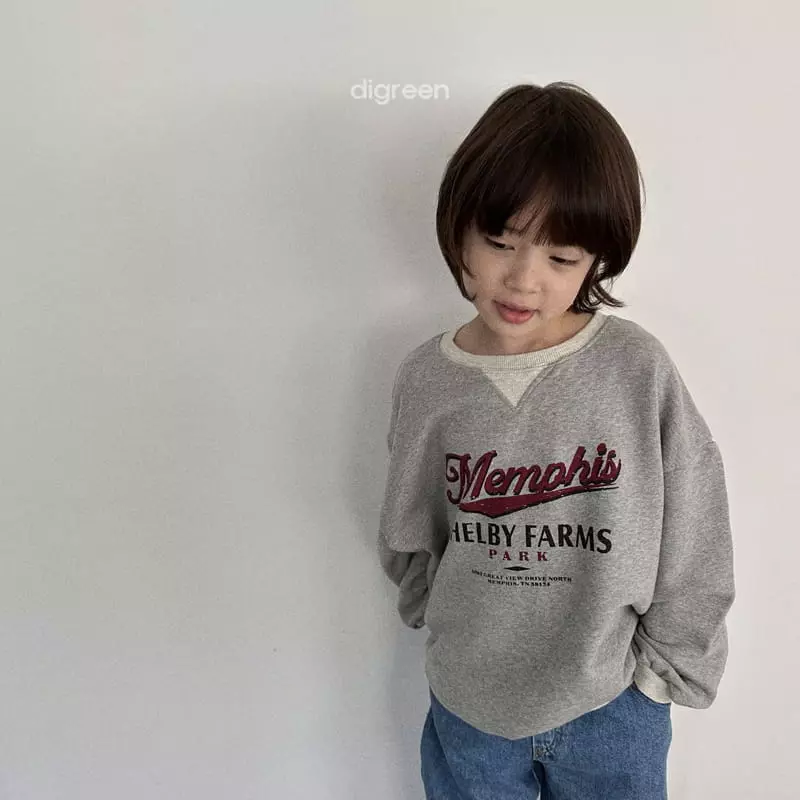 Digreen - Korean Children Fashion - #littlefashionista - Memphis Sweatshirt - 7