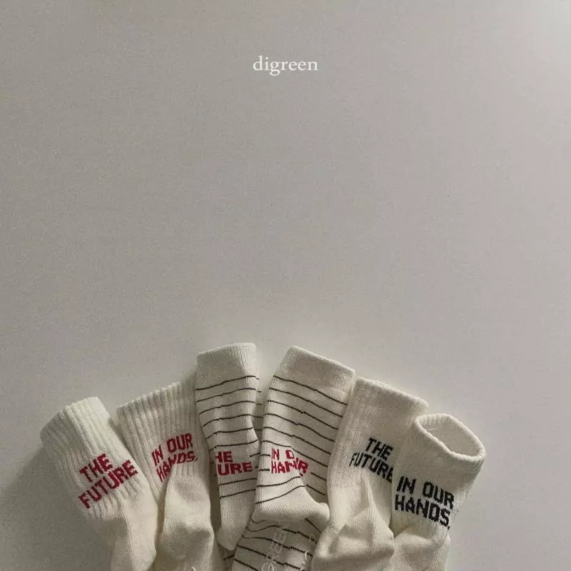 Digreen - Korean Children Fashion - #prettylittlegirls - Future Socks - 2