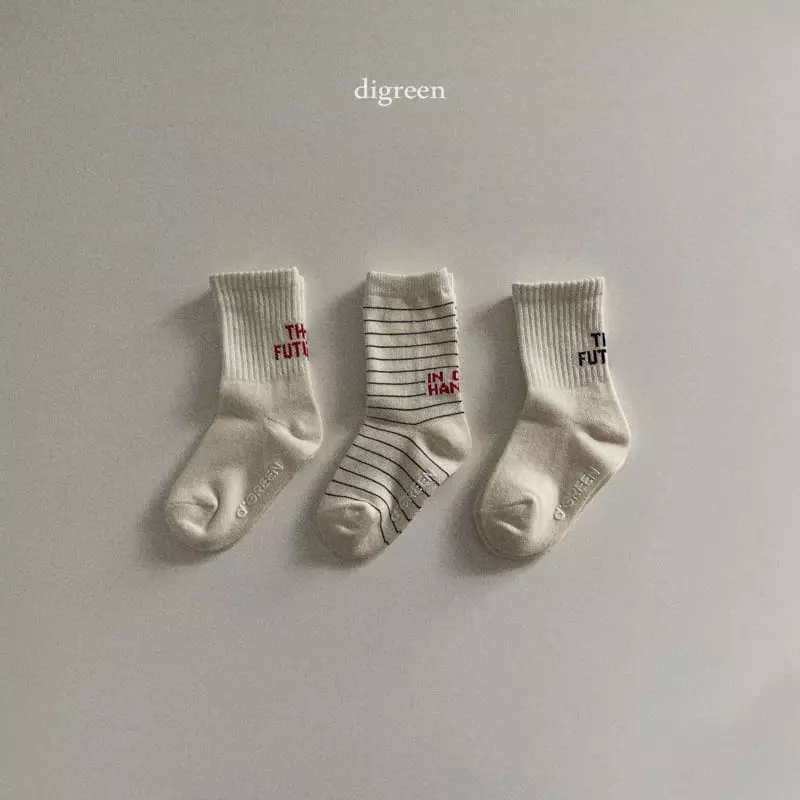 Digreen - Korean Children Fashion - #todddlerfashion - Future Socks - 3