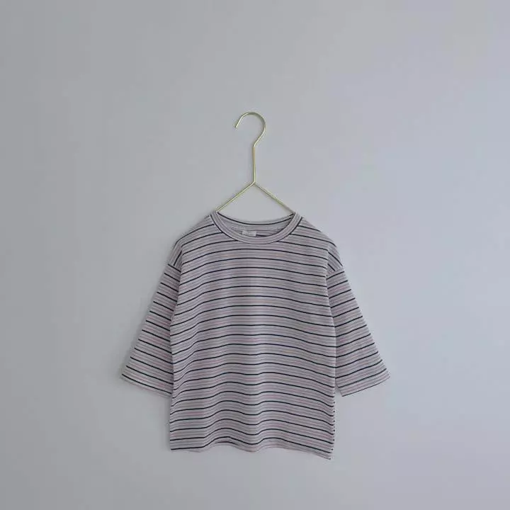 Haro Haro - Korean Children Fashion - #stylishchildhood - Sweet Stripes Tee - 4