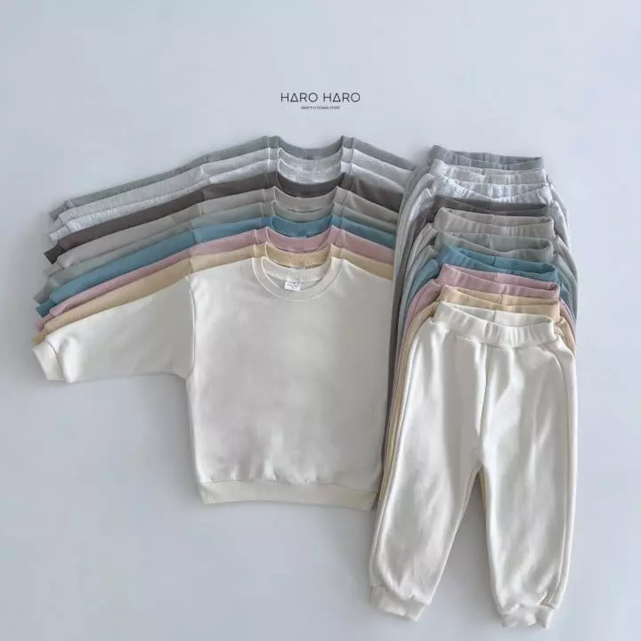 Haro Haro - Korean Children Fashion - #childofig - Dall Top Bottom Set - 2
