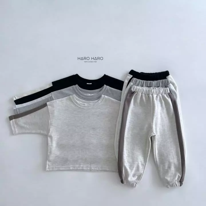 Haro Haro - Korean Children Fashion - #childofig - Track Top Bottom Set - 2