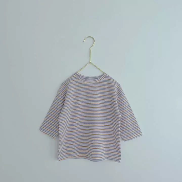 Haro Haro - Korean Children Fashion - #childrensboutique - Sweet Stripes Tee - 5
