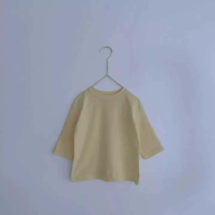 Haro Haro - Korean Children Fashion - #kidsstore - Autumm Basic Tee - 12