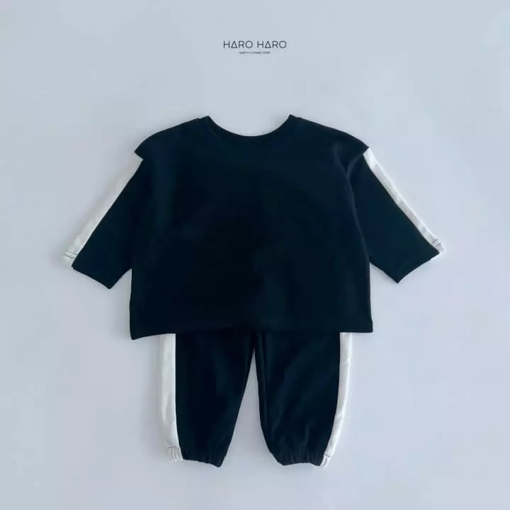 Haro Haro - Korean Children Fashion - #kidsstore - Track Top Bottom Set - 8