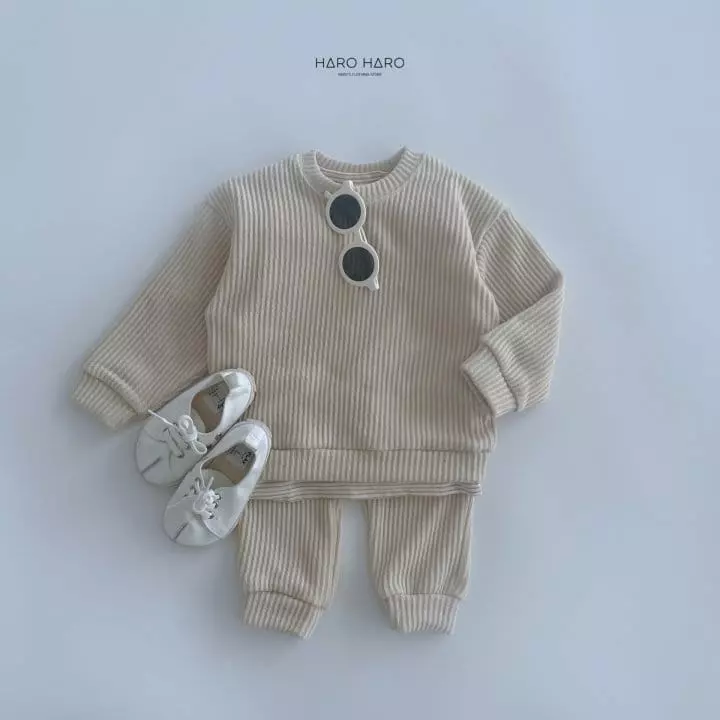 Haro Haro - Korean Children Fashion - #littlefashionista - Chucream Top Bottom Set - 10