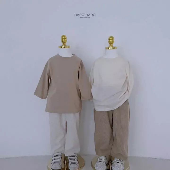 Haro Haro - Korean Children Fashion - #prettylittlegirls - Autumm Basic Tee - 2