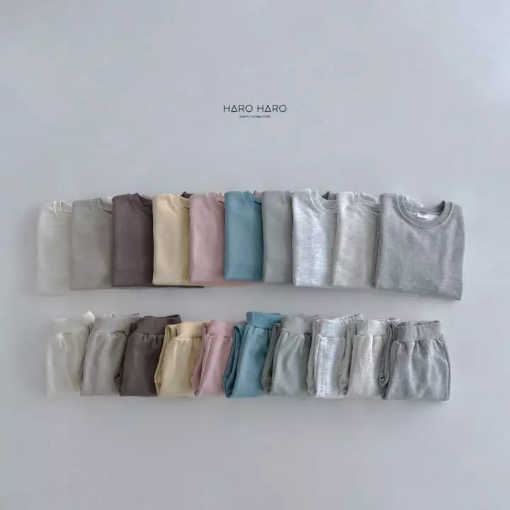 Haro Haro - Korean Children Fashion - #prettylittlegirls - Dall Top Bottom Set