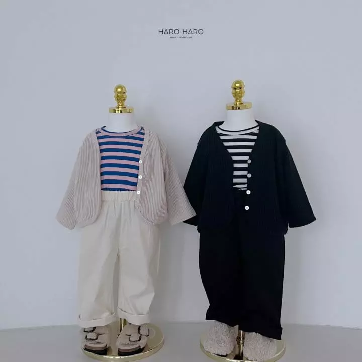 Haro Haro - Korean Children Fashion - #toddlerclothing - Cozy Knit Cardigan - 12