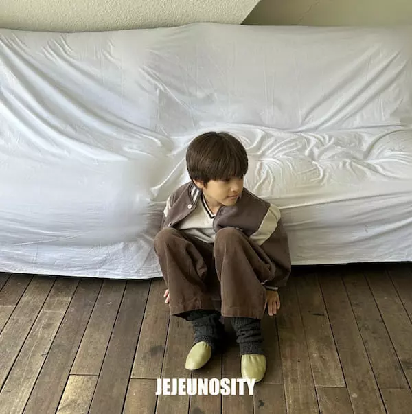 Jejeunosity - Korean Children Fashion - #Kfashion4kids - Golden Rib Pants - 9