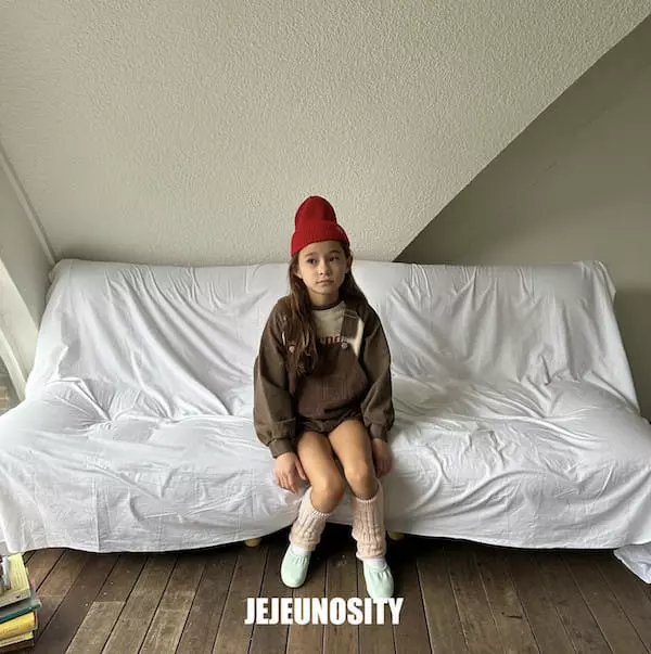 Jejeunosity - Korean Children Fashion - #childofig - Rib Berry Short Overalls - 2