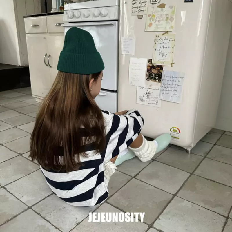 Jejeunosity - Korean Children Fashion - #kidsshorts - E Stripes Sweatshirt - 8