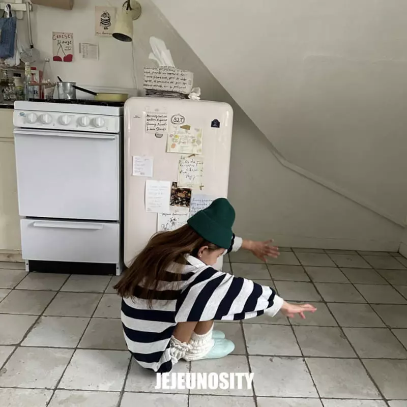 Jejeunosity - Korean Children Fashion - #kidsstore - E Stripes Sweatshirt - 9
