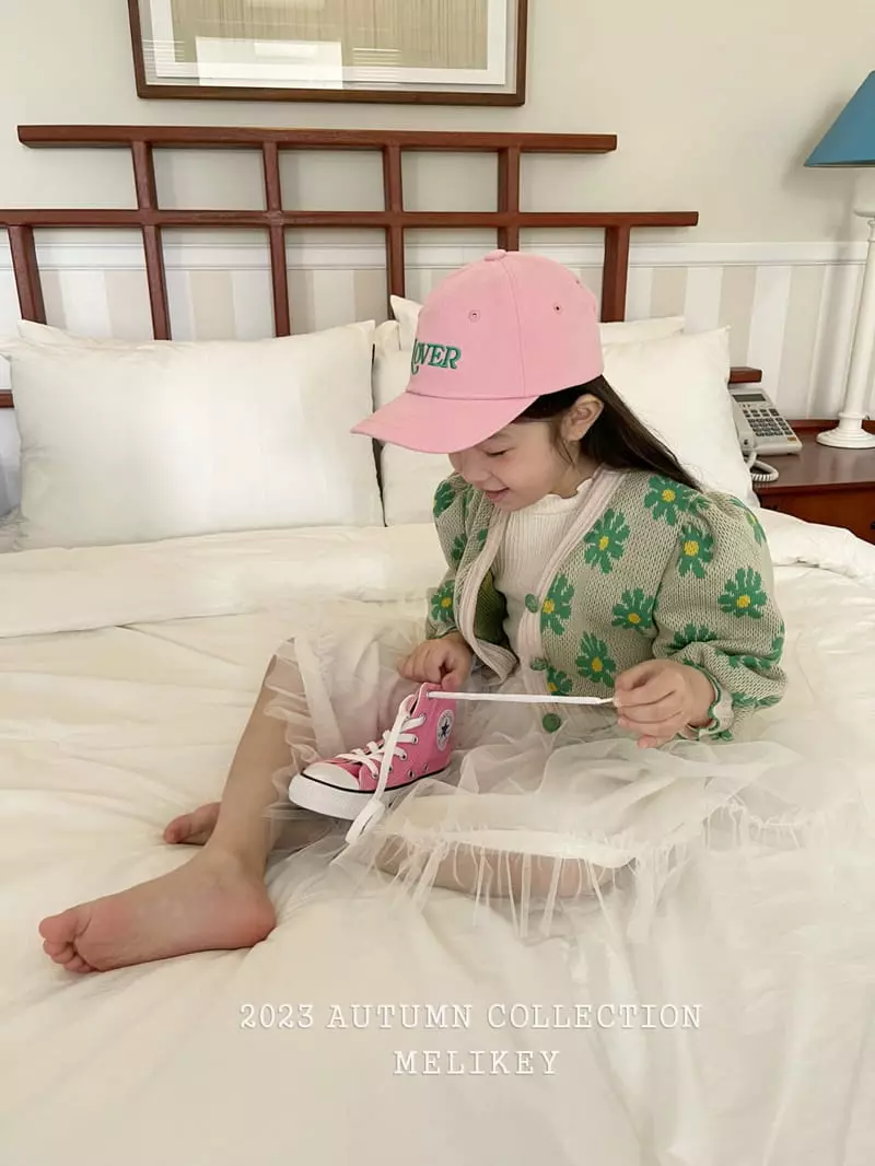 Melikey - Korean Children Fashion - #childofig - Big Flower Puff Cardigan - 10