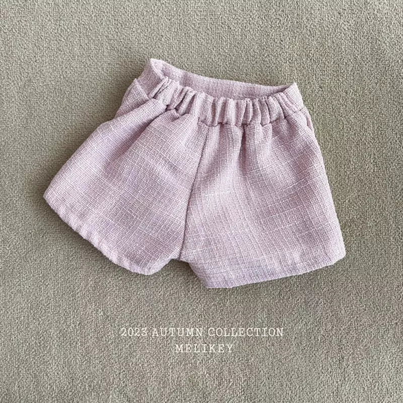 Melikey - Korean Children Fashion - #childrensboutique - Coco Twid Top Bottom Set - 10