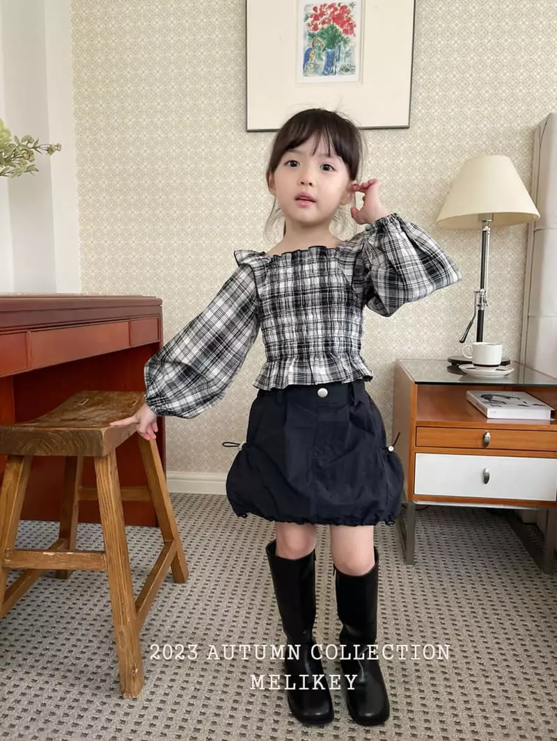 Melikey - Korean Children Fashion - #childrensboutique - Wafers Blouse - 8