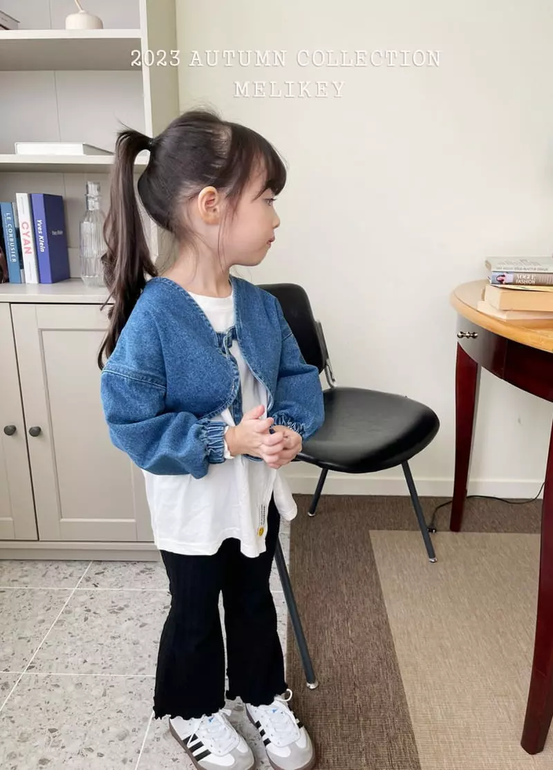 Melikey - Korean Children Fashion - #childrensboutique - Label Slit Tee - 10
