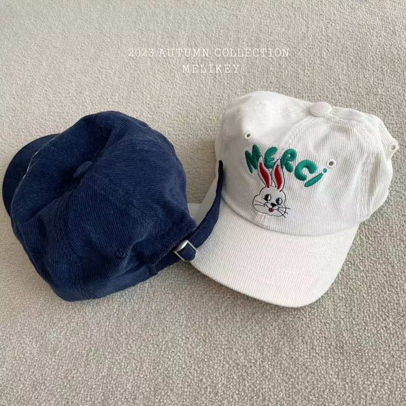 Melikey - Korean Children Fashion - #kidsshorts - Merci Bunny Ball Cap