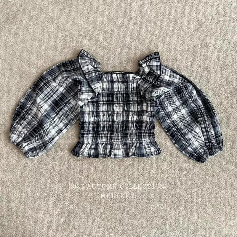 Melikey - Korean Children Fashion - #littlefashionista - Wafers Blouse - 2