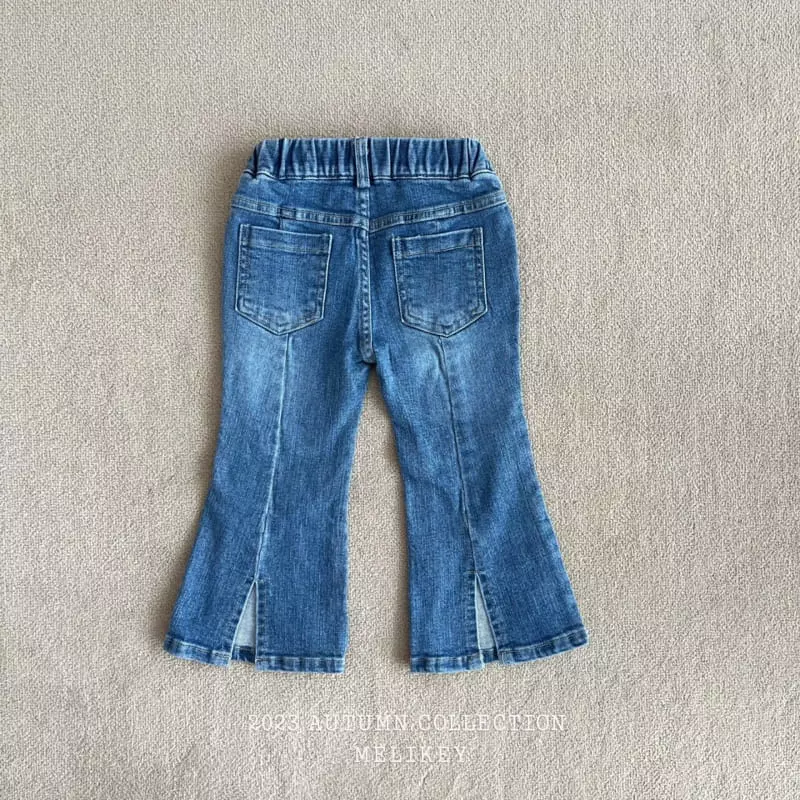 Melikey - Korean Children Fashion - #littlefashionista - Back Slit Pants