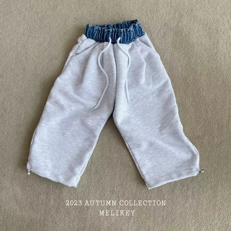 Melikey - Korean Children Fashion - #magicofchildhood - Denim OB Pants