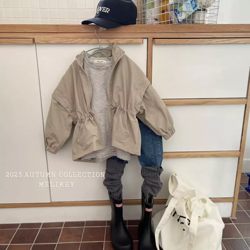 Melikey - Korean Children Fashion - #magicofchildhood - Label Slit Tee - 4