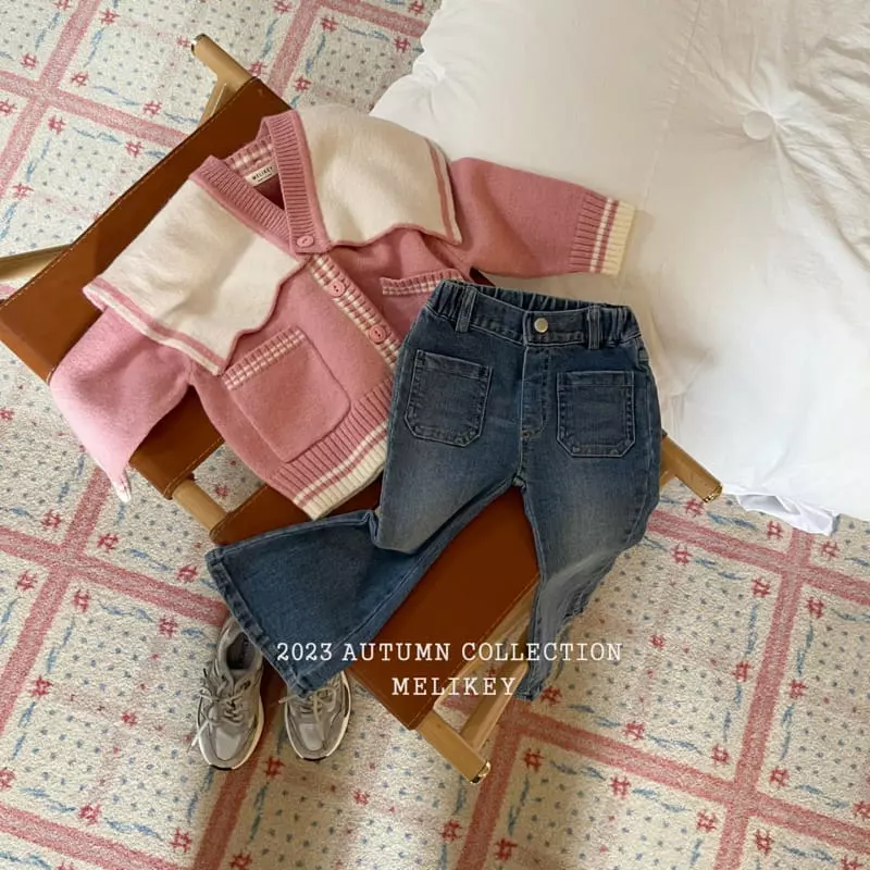 Melikey - Korean Children Fashion - #todddlerfashion - Back Slit Pants - 5