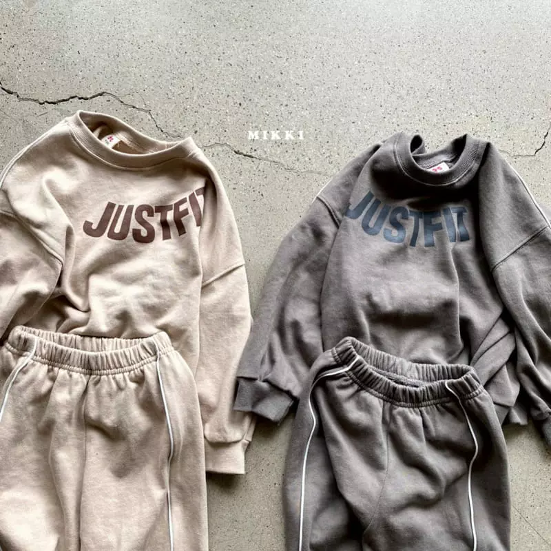 Mikki - Korean Children Fashion - #Kfashion4kids - Just Pping Stripes Top Bottom Set - 11