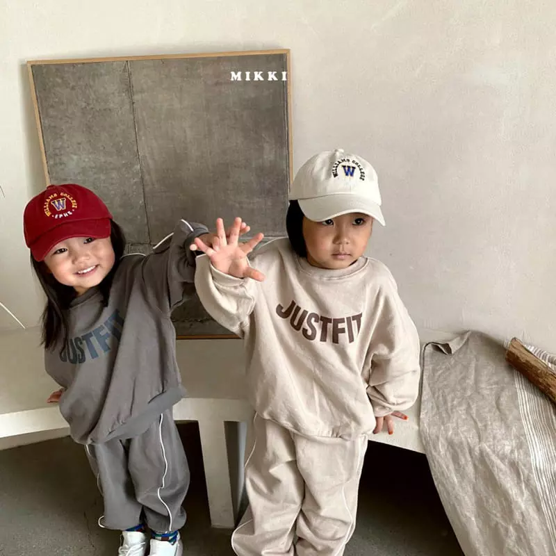 Mikki - Korean Children Fashion - #childofig - Just Pping Stripes Top Bottom Set - 4