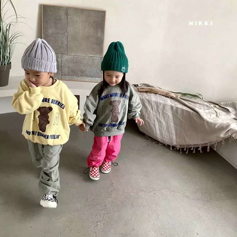Mikki - Korean Children Fashion - #designkidswear - Pout Bear Sweatshirt - 12