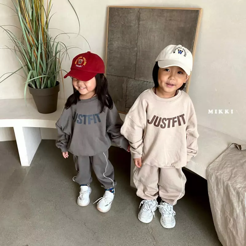 Mikki - Korean Children Fashion - #fashionkids - Just Pping Stripes Top Bottom Set - 7