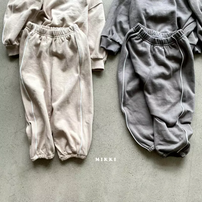 Mikki - Korean Children Fashion - #littlefashionista - Just Pping Stripes Top Bottom Set - 12