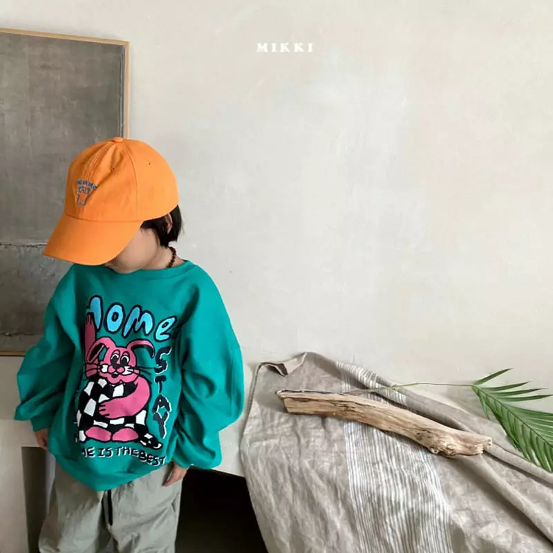 Mikki - Korean Children Fashion - #minifashionista - Check Rabbit Sweatshirt - 9
