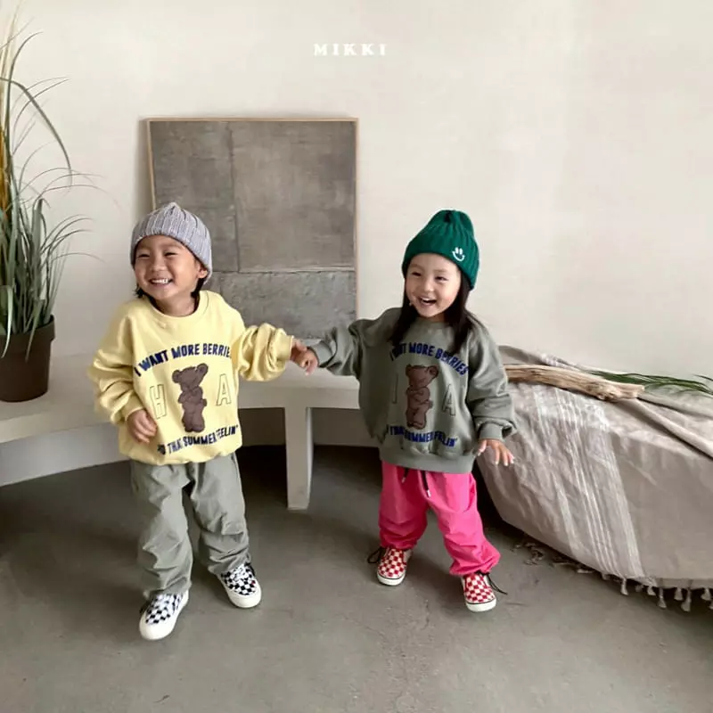 Mikki - Korean Children Fashion - #prettylittlegirls - Pout Bear Sweatshirt - 6