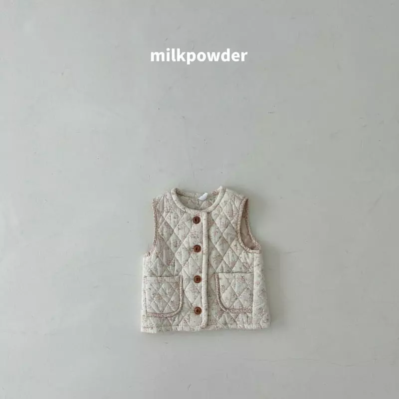 Milk Powder - Korean Children Fashion - #discoveringself - Quilting Vest - 6