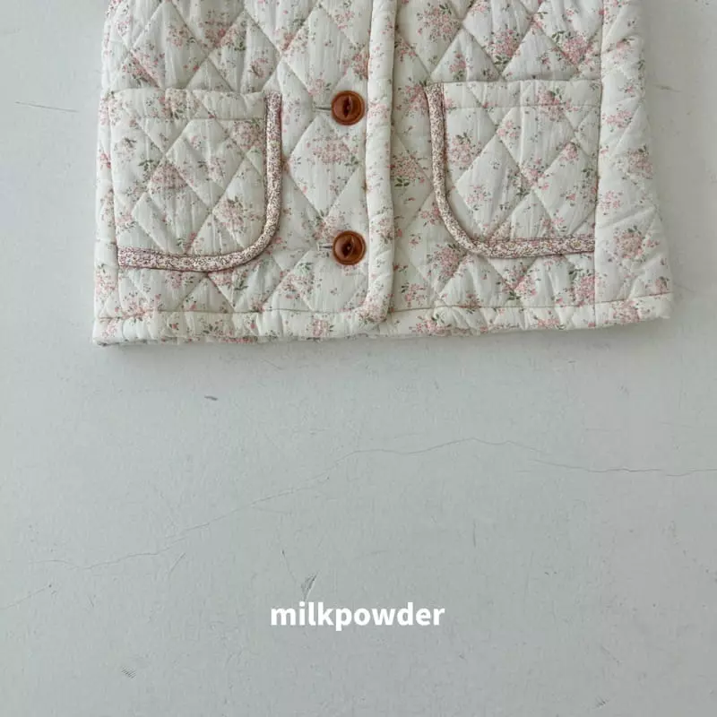 Milk Powder - Korean Children Fashion - #kidzfashiontrend - Quilting Vest - 10