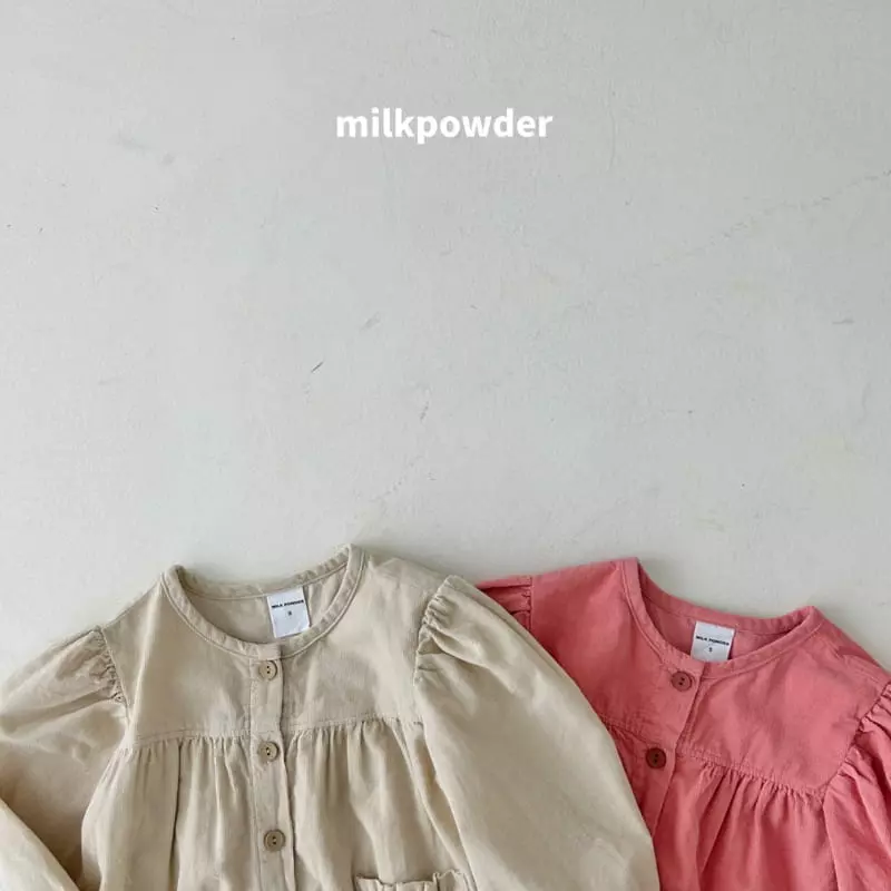 Milk Powder - Korean Children Fashion - #littlefashionista - Rib Blouse - 3