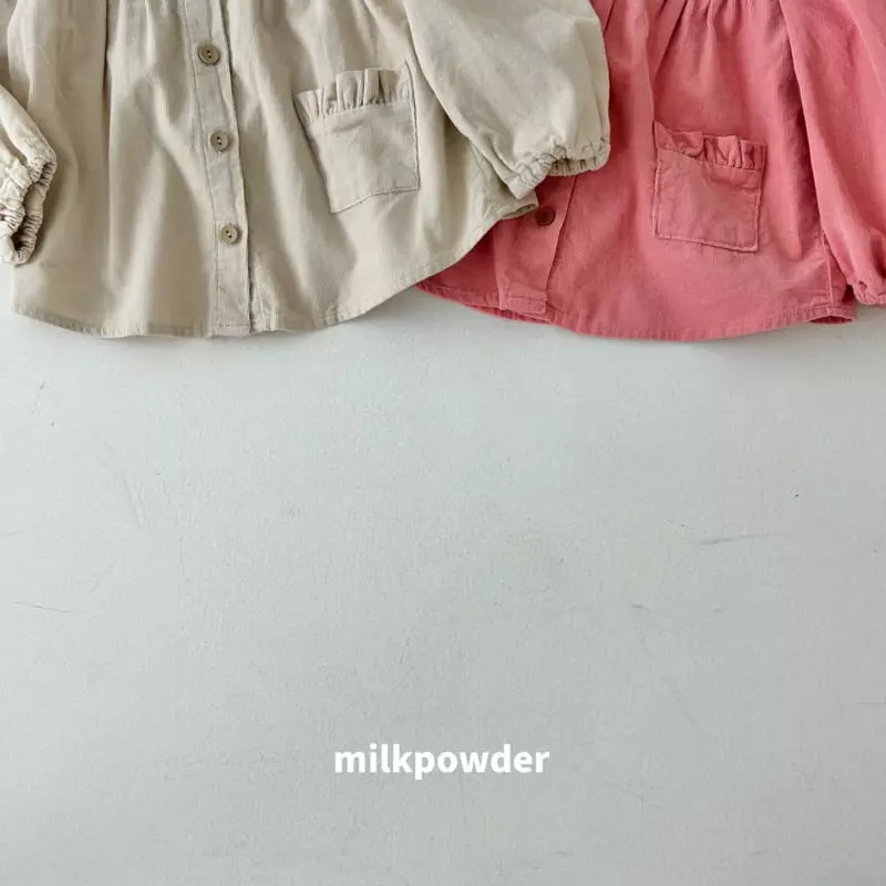Milk Powder - Korean Children Fashion - #littlefashionista - Rib Blouse - 4