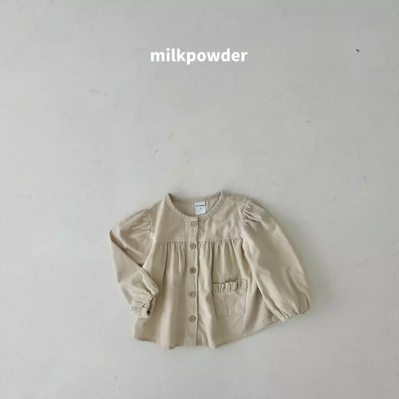 Milk Powder - Korean Children Fashion - #prettylittlegirls - Rib Blouse - 6