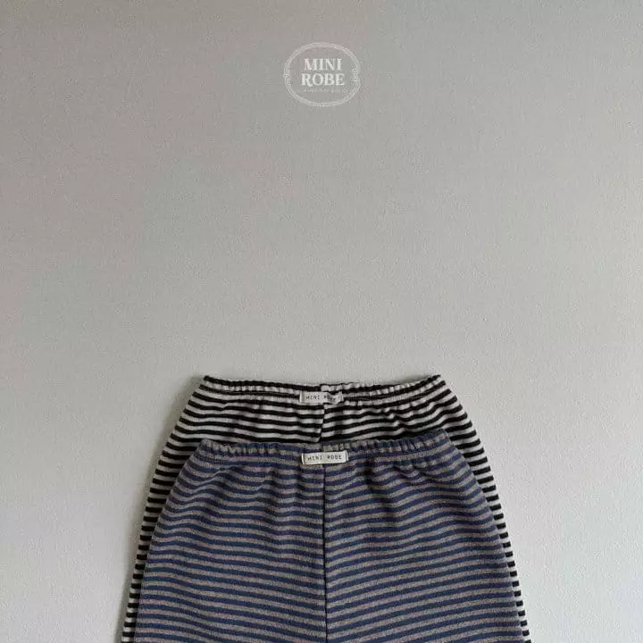 Mini Robe - Korean Baby Fashion - #smilingbaby - Nana Stropes Leggings - 4