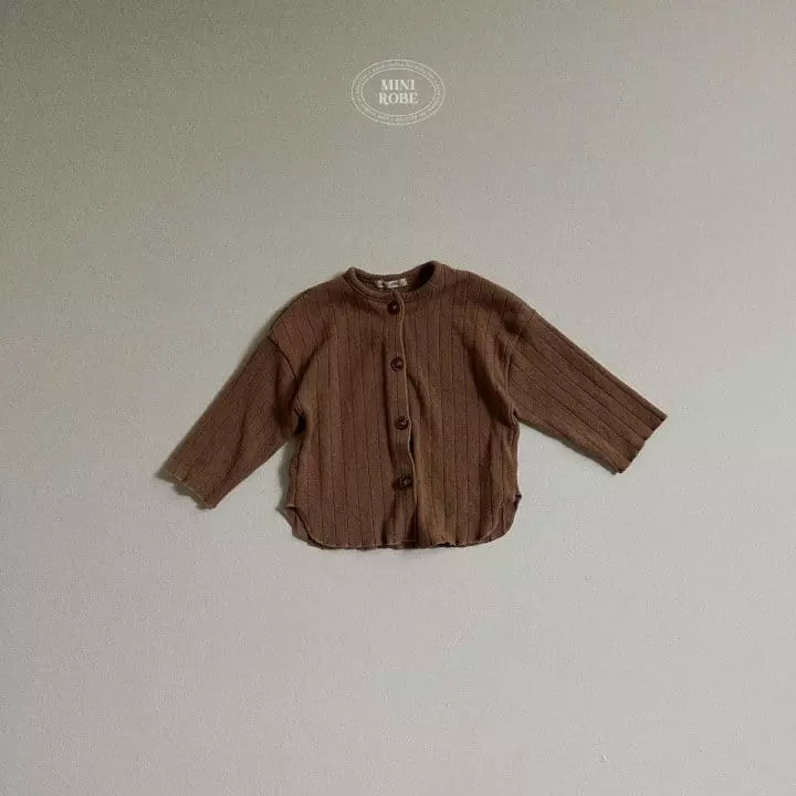 Mini Robe - Korean Baby Fashion - #babyboutique - Latte Rub Cardigan - 7