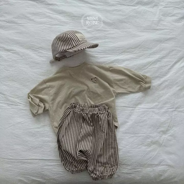 Mini Robe - Korean Baby Fashion - #babyboutique - Heart Star Round Tee - 11