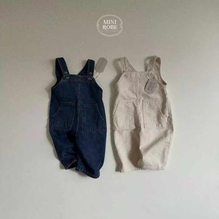 Mini Robe - Korean Baby Fashion - #babyboutiqueclothing - Pocket Dungaress