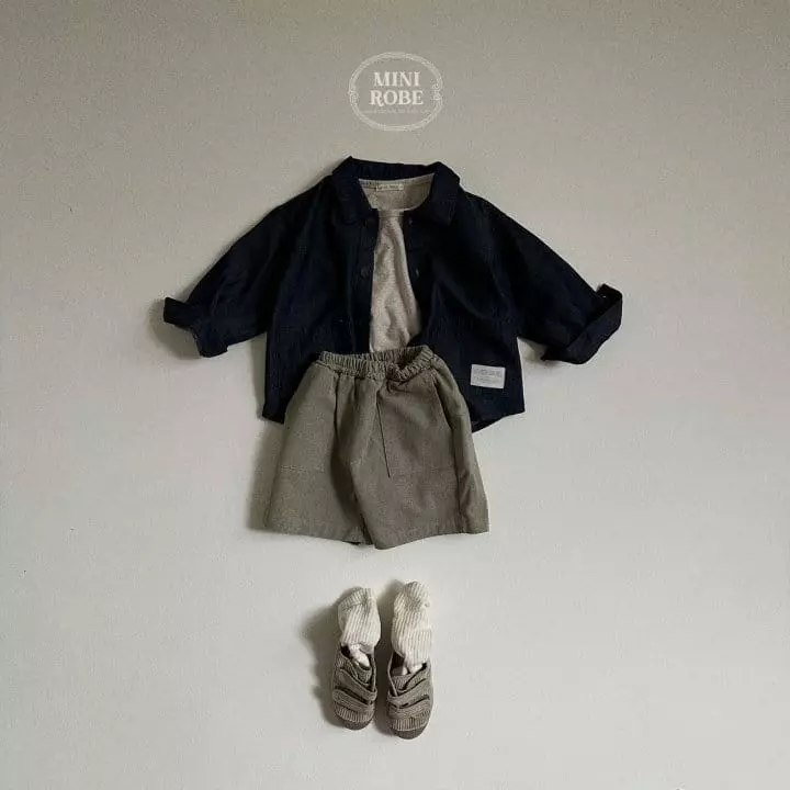 Mini Robe - Korean Baby Fashion - #babyboutiqueclothing - Big Pocket Short - 10